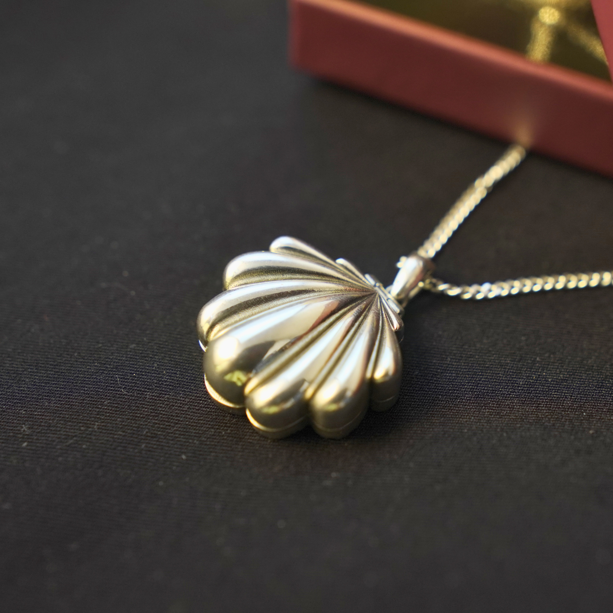Shell Locket Necklace