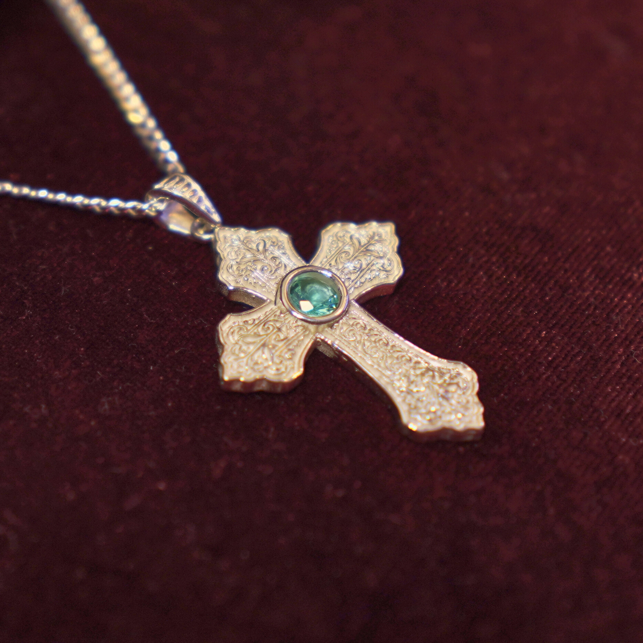Silver Cross Necklace