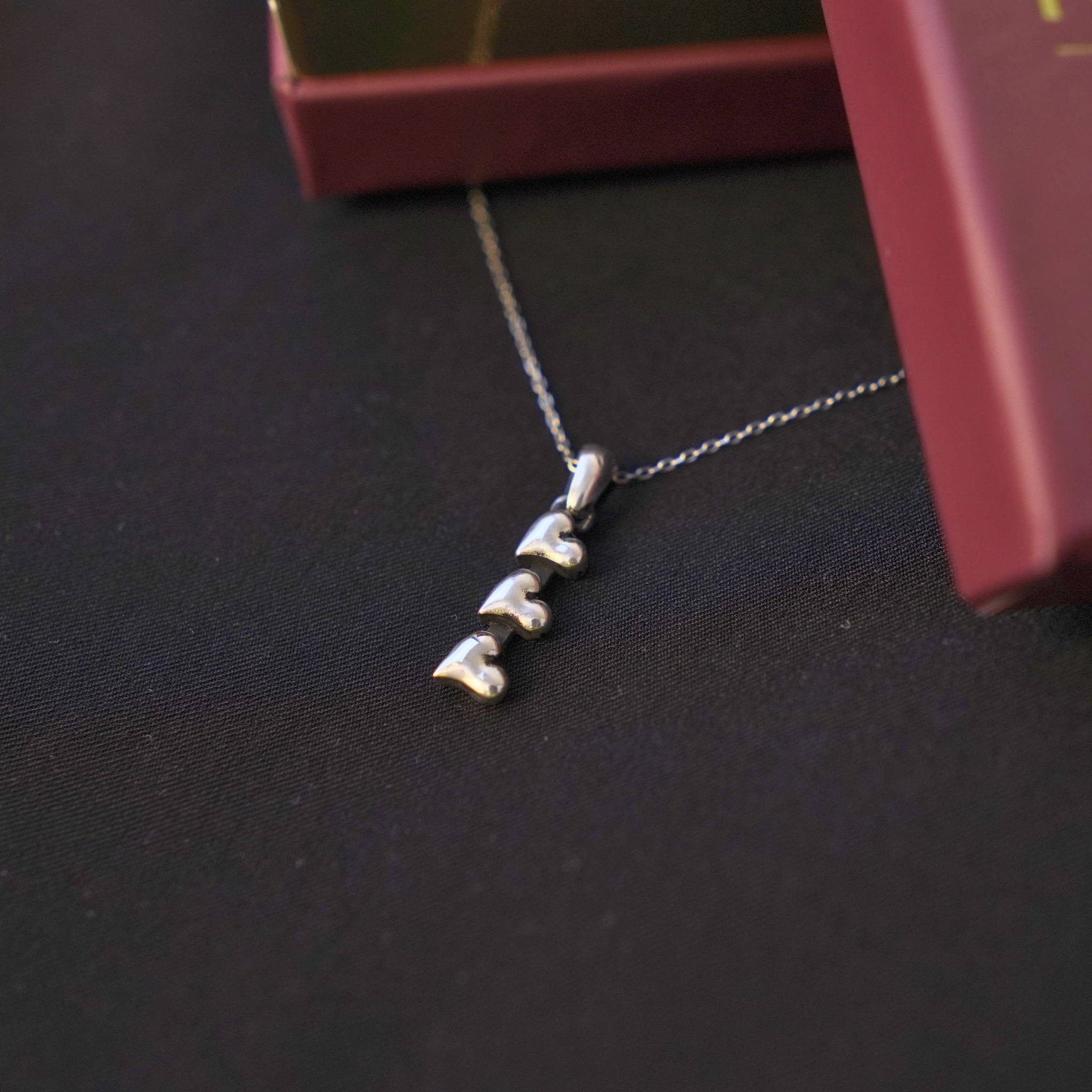 Tiny Hearts Necklace