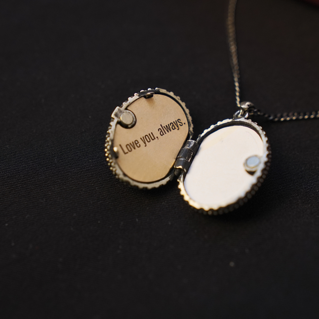 3 Heart Locket Necklace