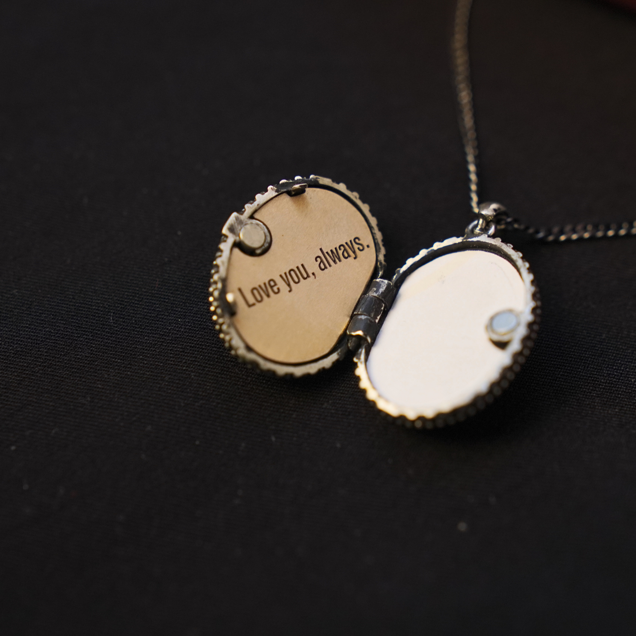 3 Heart Locket Necklace