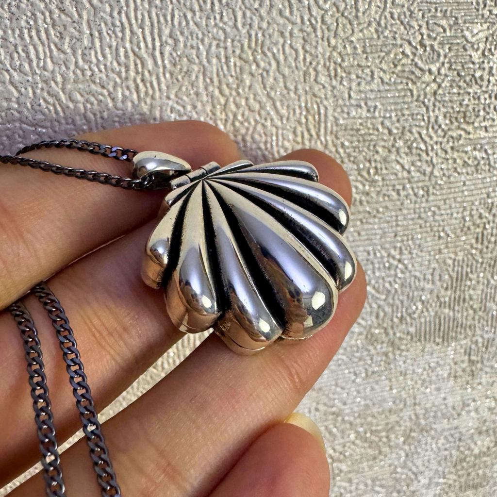 Shell Locket Necklace