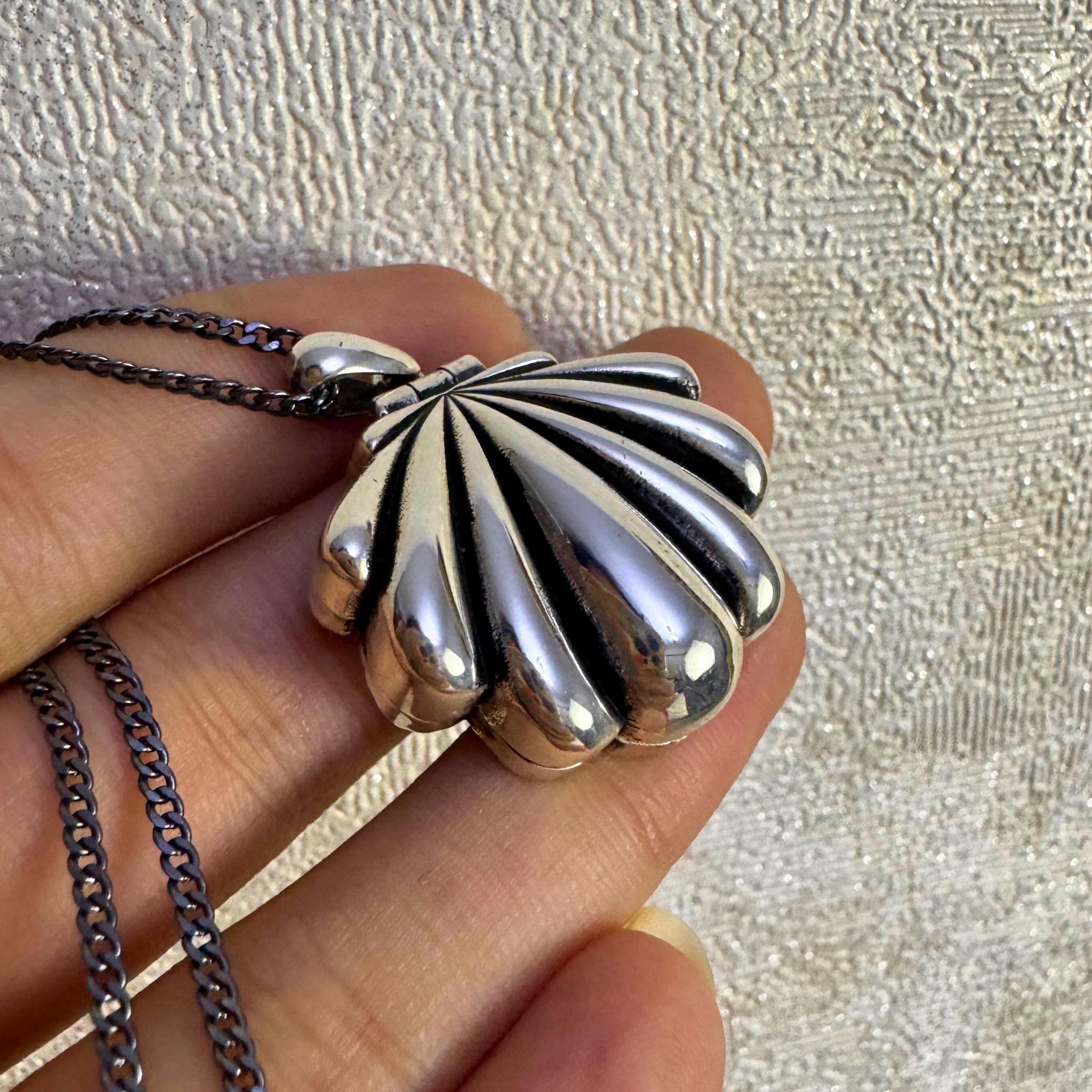 Shell Locket Necklace
