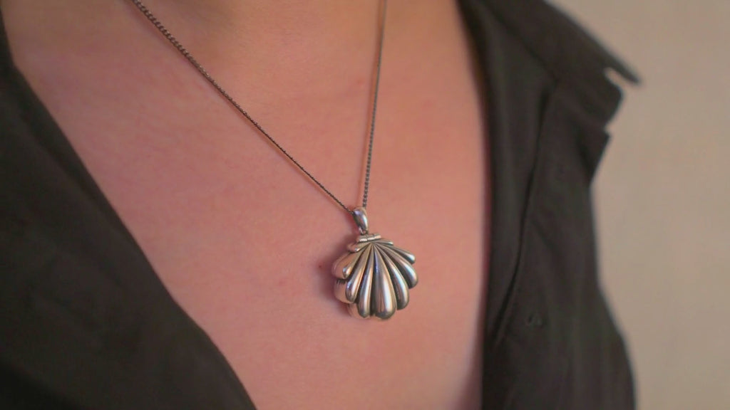 Shell Locket Necklace